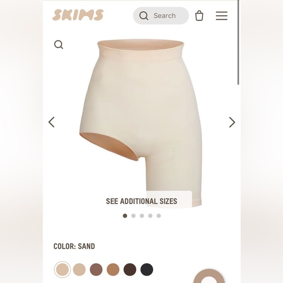 SKIMS Intimates & Sleepwear Skims Shapewear Left Leg Exposed Poshmark